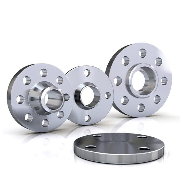 Titanium flange